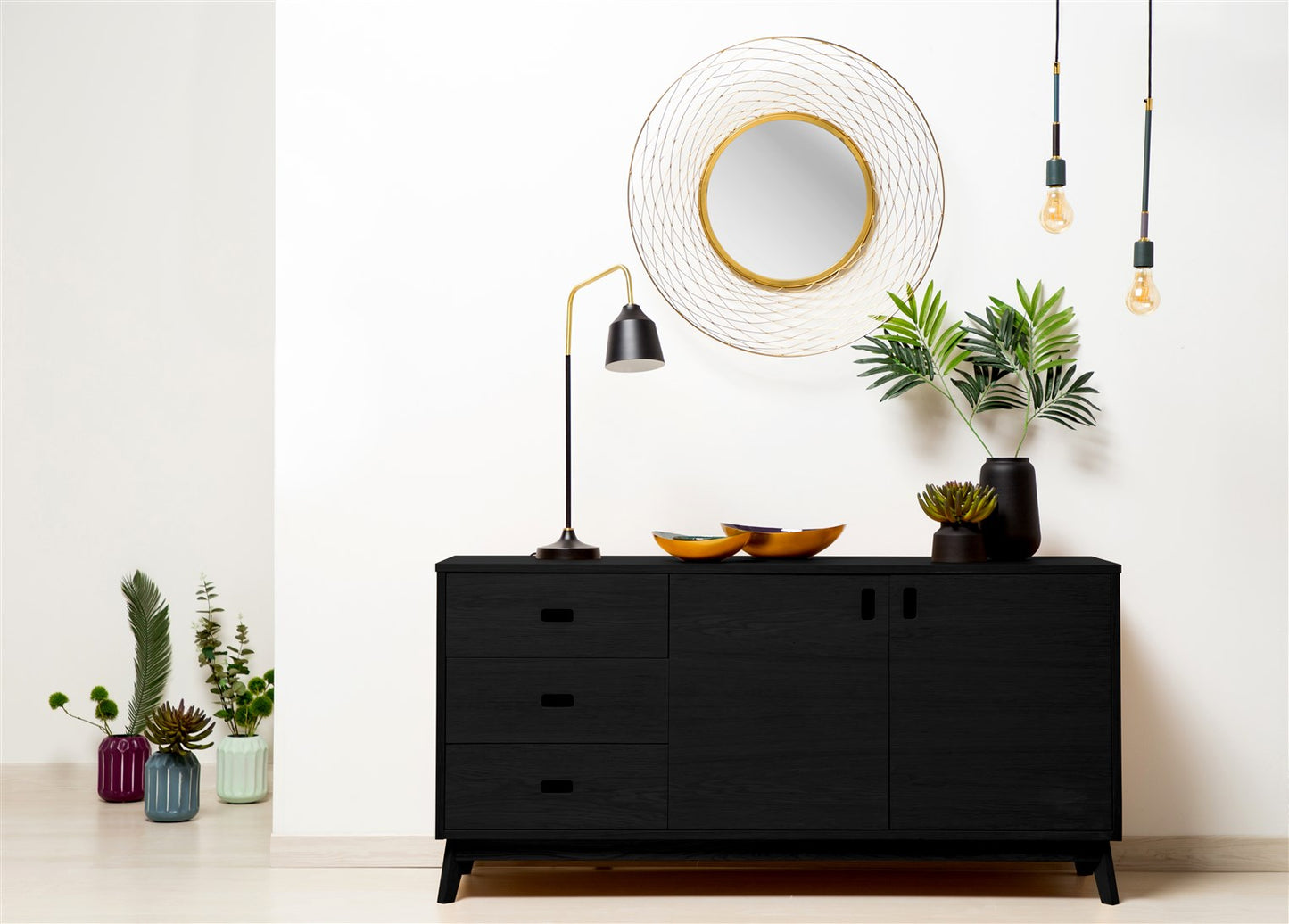 Tischlampe Carisa 387 Schwarz