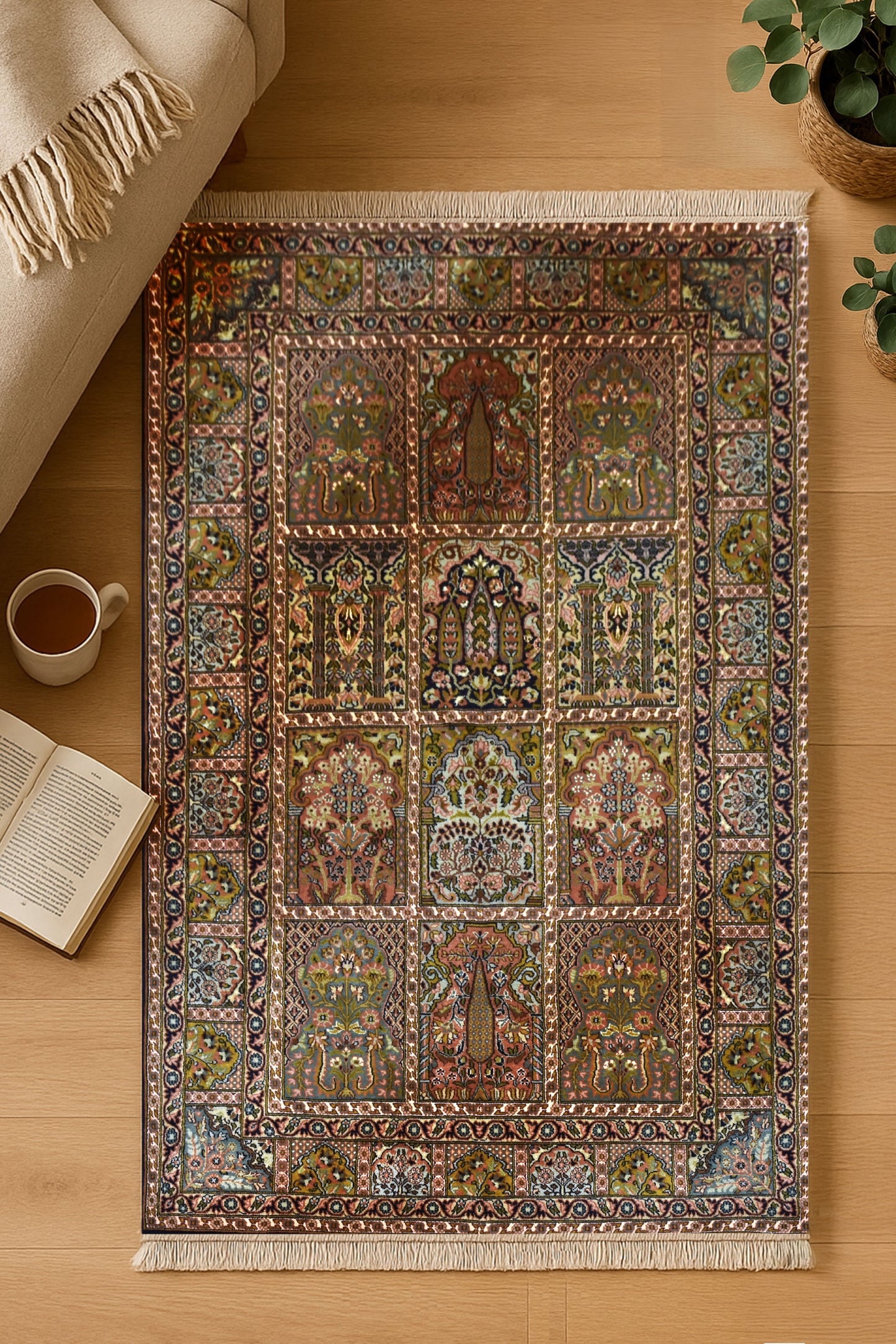 Hamadan 12377 Multi 129cm x 187cm (B.No. 126)