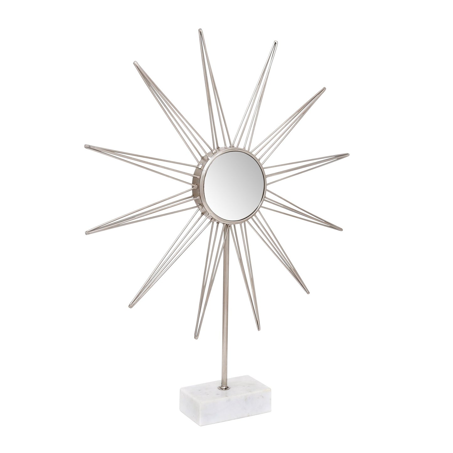 Skulptur Ajey 387 Silber / Weiß