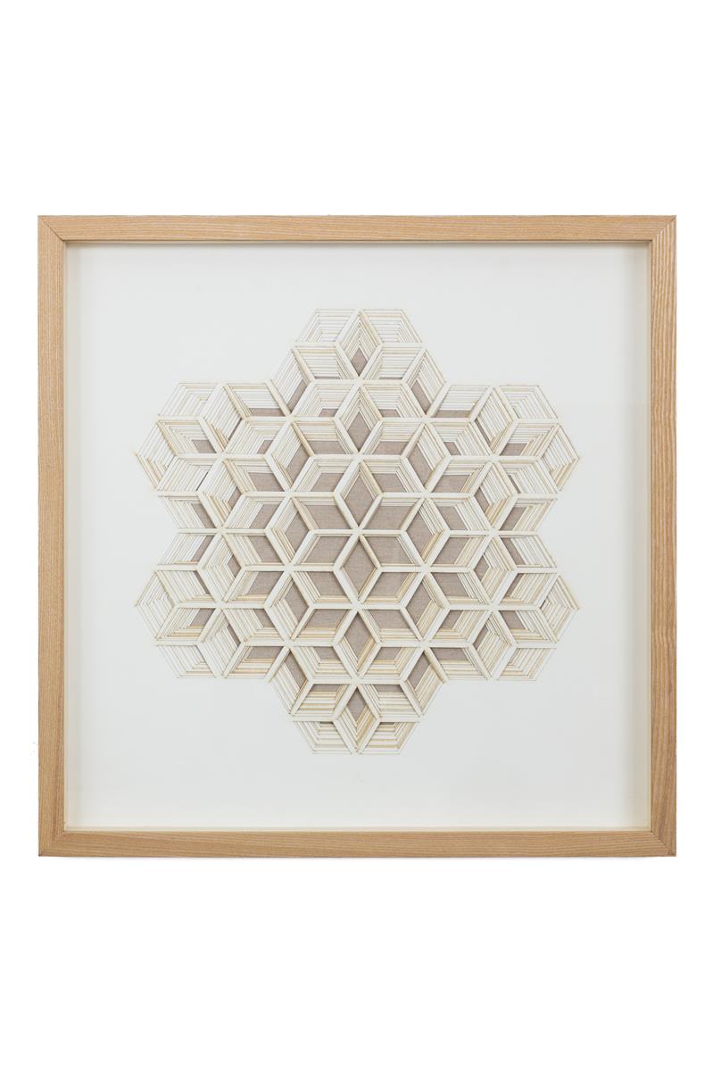 Bilder Papierkunst Cell Structure 60cm x 60cm
