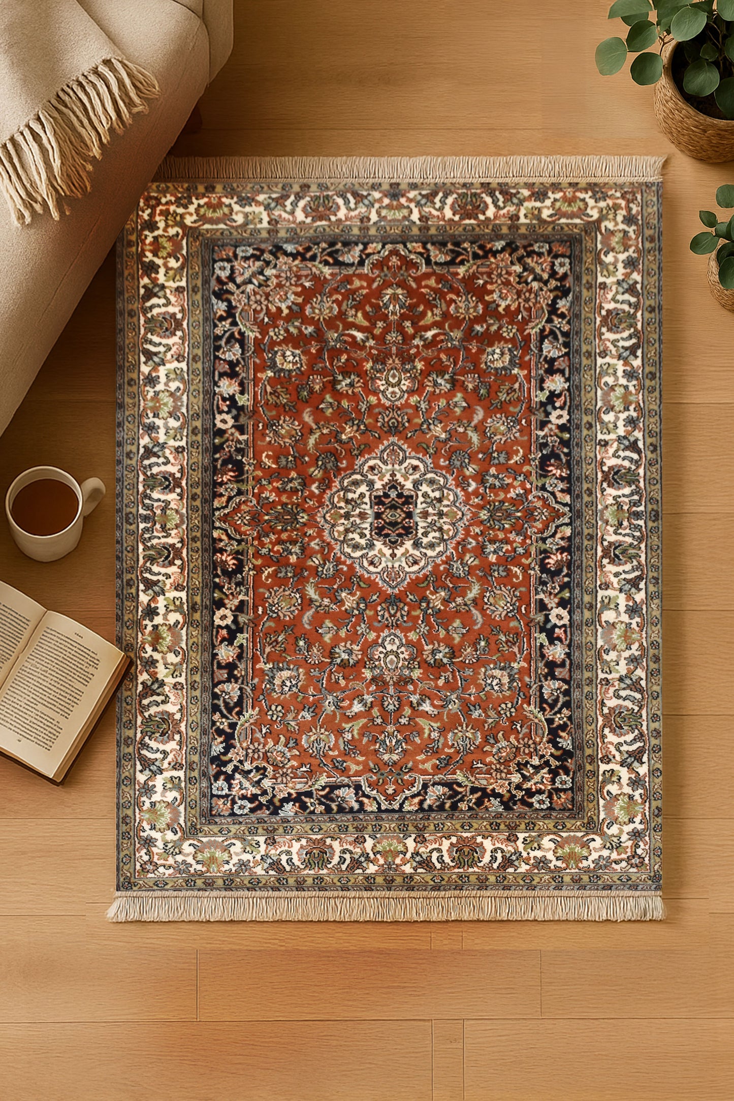 Kashan 8109 Multi 101cm x 152cm (B.No. 63)
