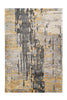 Grau / Blau / Gold / 120cm x 170cm