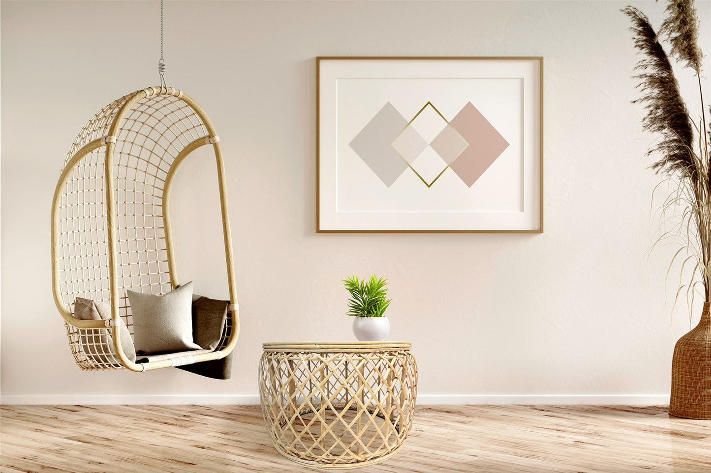 Rattan Tisch Massa 125