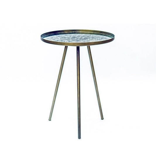 Design-Tischchen - Beistelltisch Union 210 Multi / Antik Glas