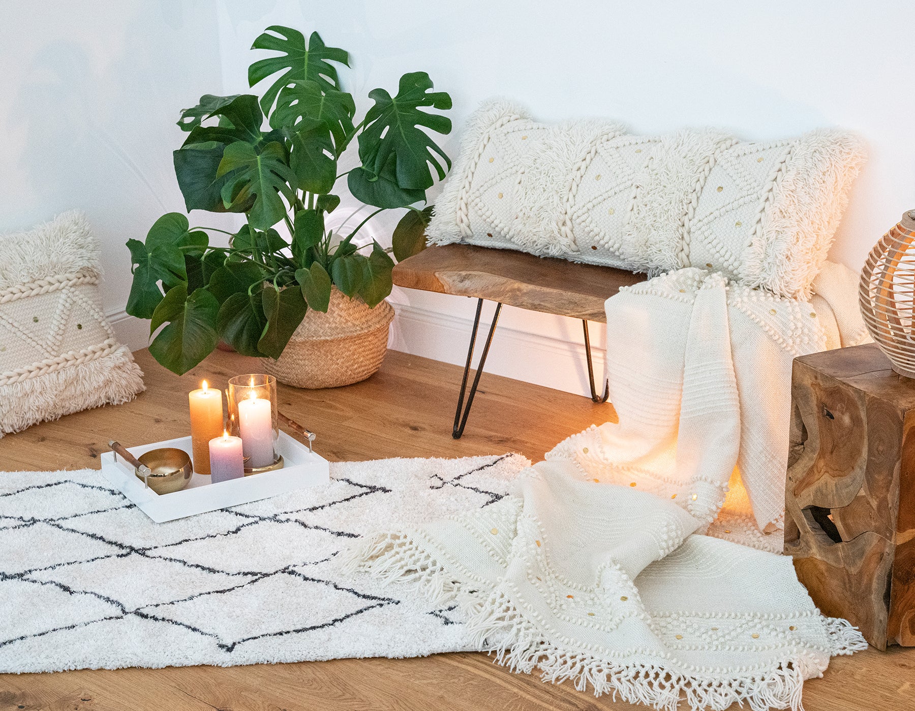 Boho Style - Kissen, Teppiche, Decken und mehr