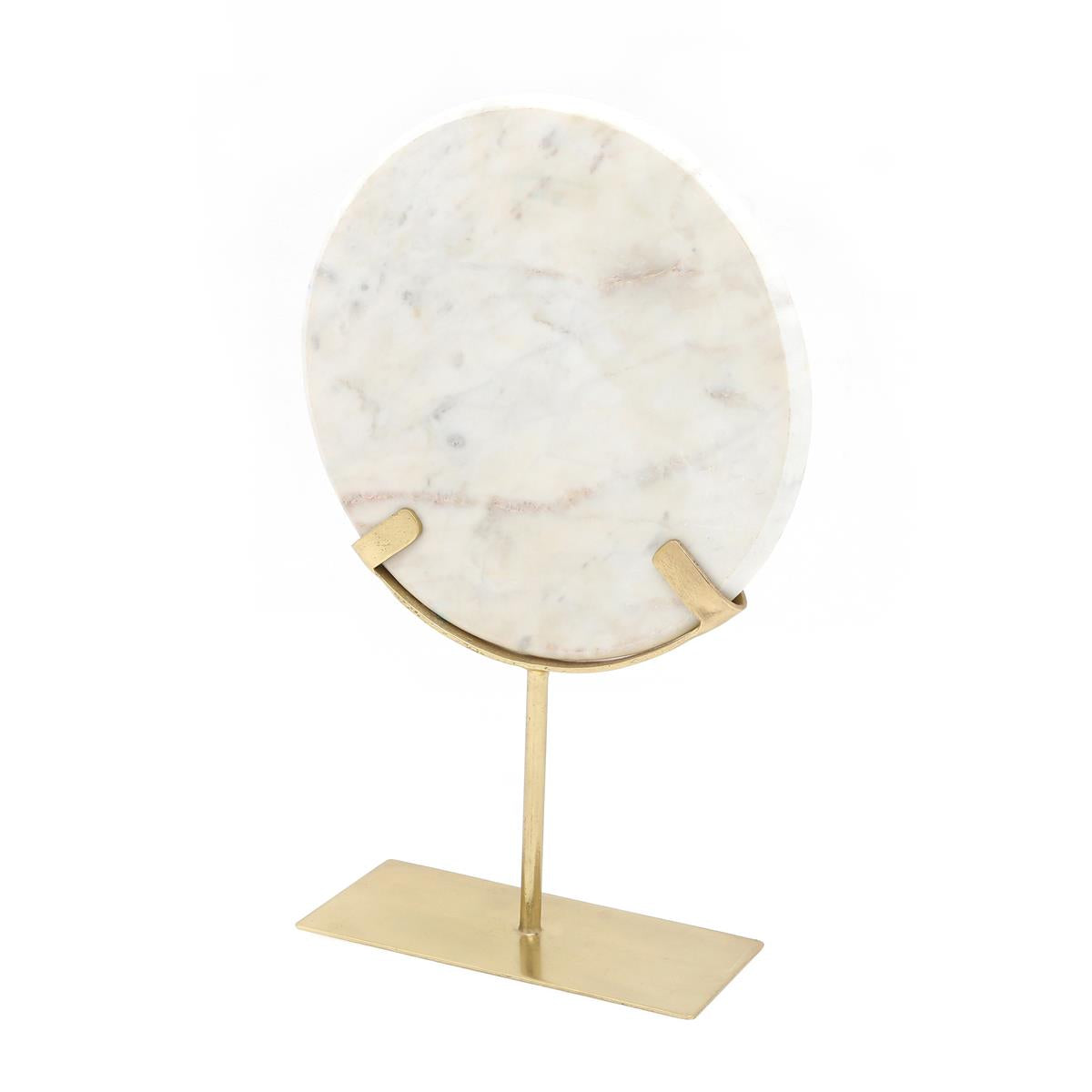Skulptur Ajnur 1087 Gold / Weiß