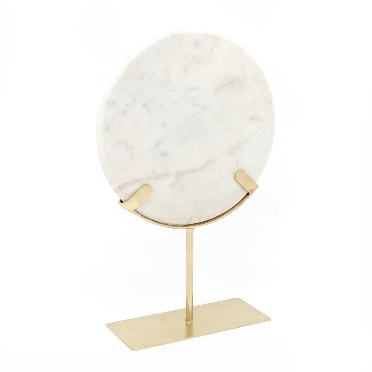 Skulptur Ajnur 1087 Gold / Weiß
