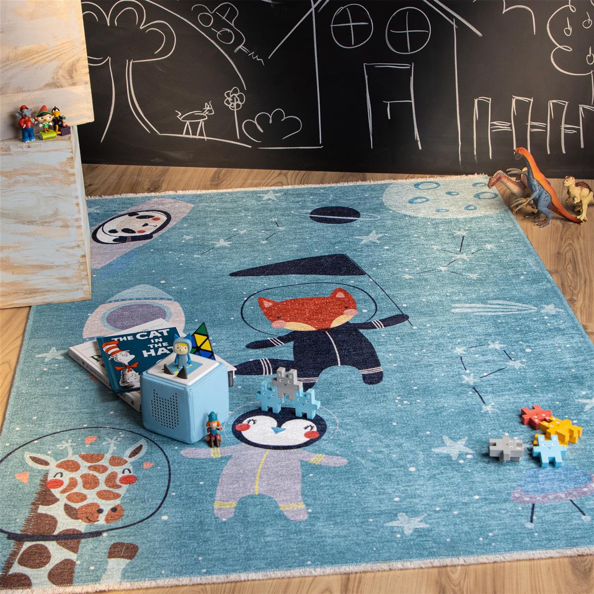 Joanna 610 Spaceblau 115cm x 170cm