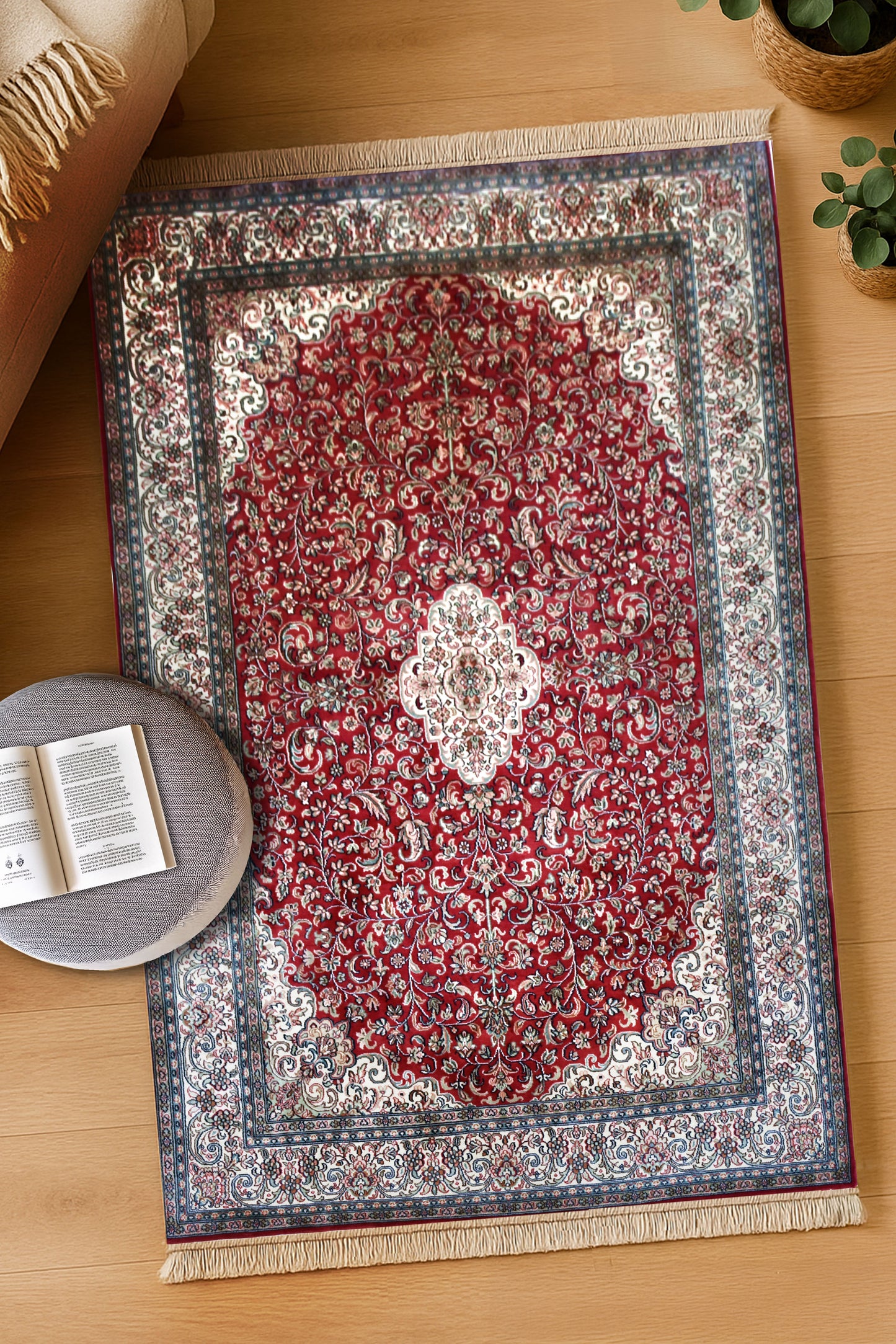 Kashan 6378 Multi 125cm x 198cm (B.No. 197)