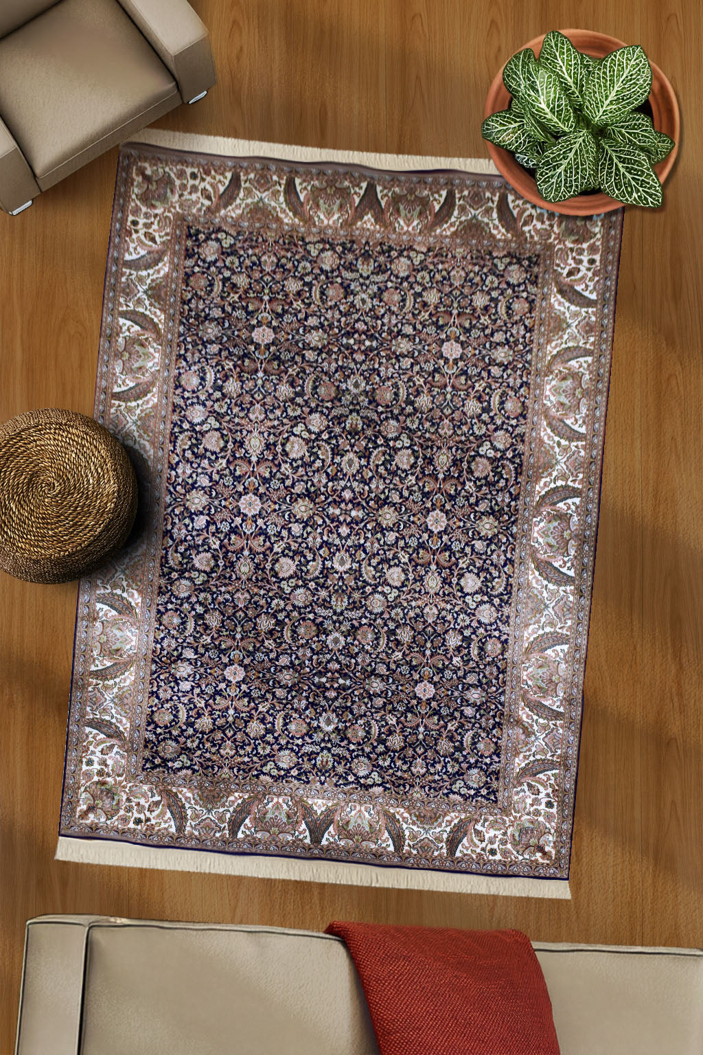 Allover 8466 Multi 239cm x 339cm (B.No. 401)