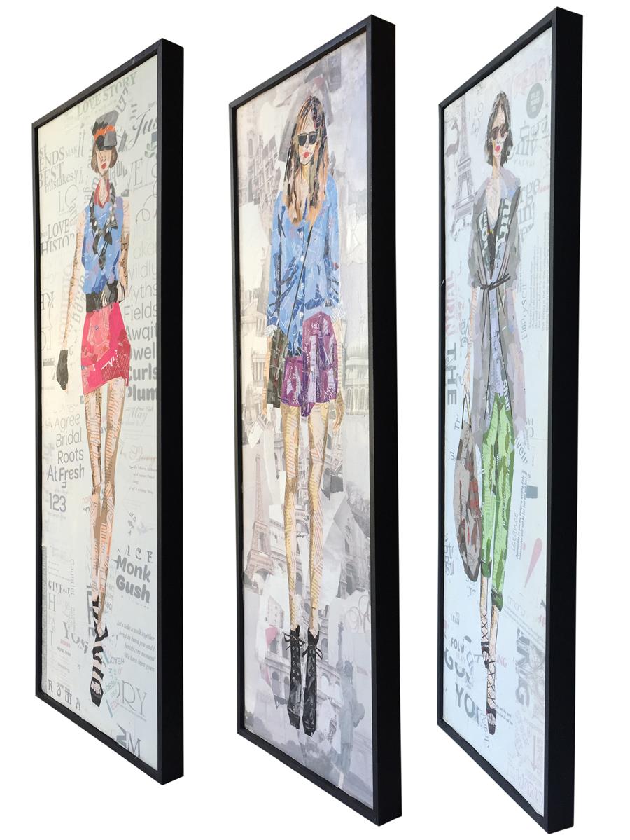 Papier Wandbild Runway II (3-teilig) 96cm x 92cm