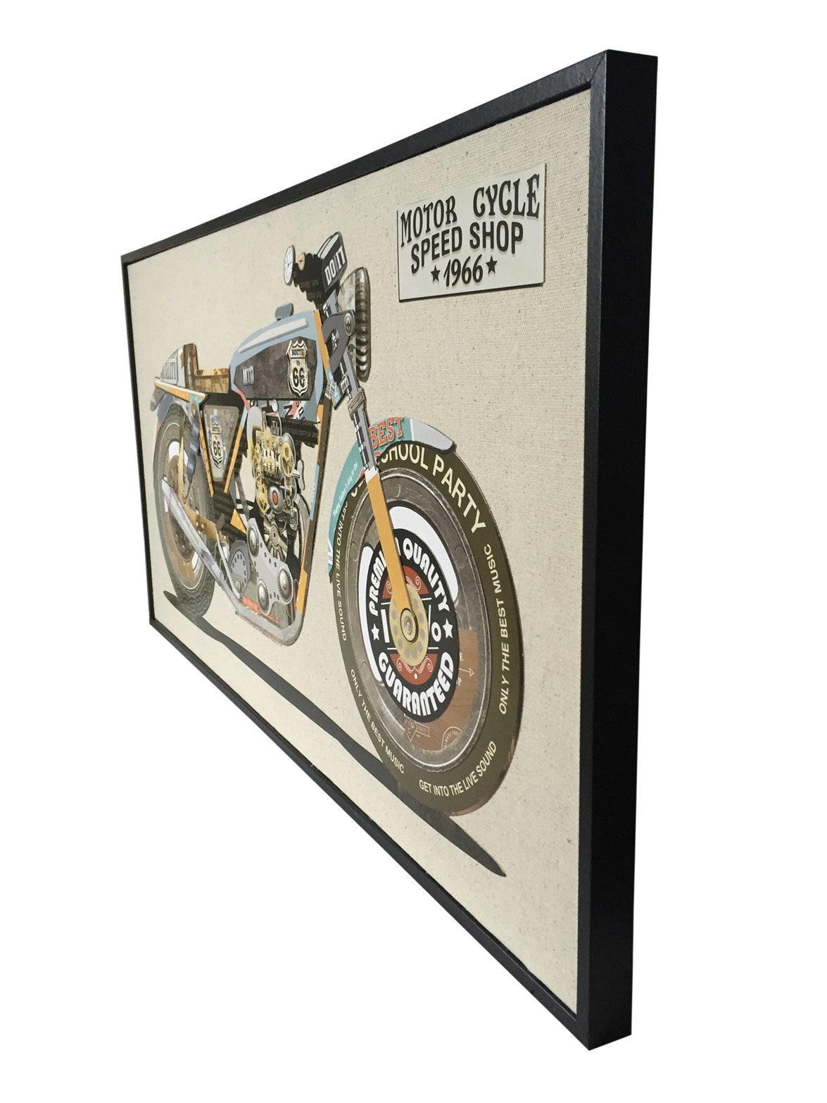 Papier Wandbild Motorrad II 82cm x 42cm