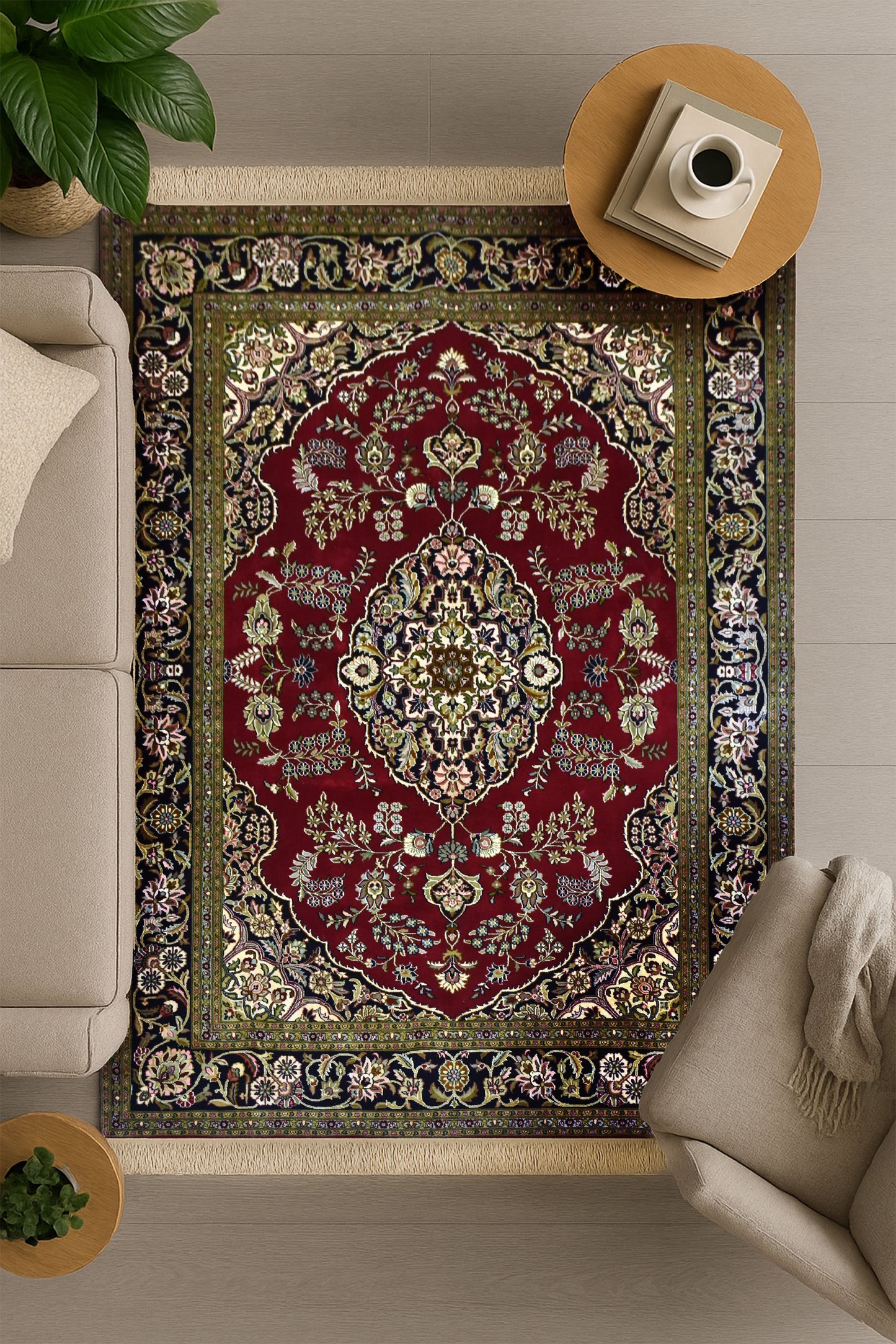 Kashan 19547 Multi 161cm x 217cm (B.No. 309)
