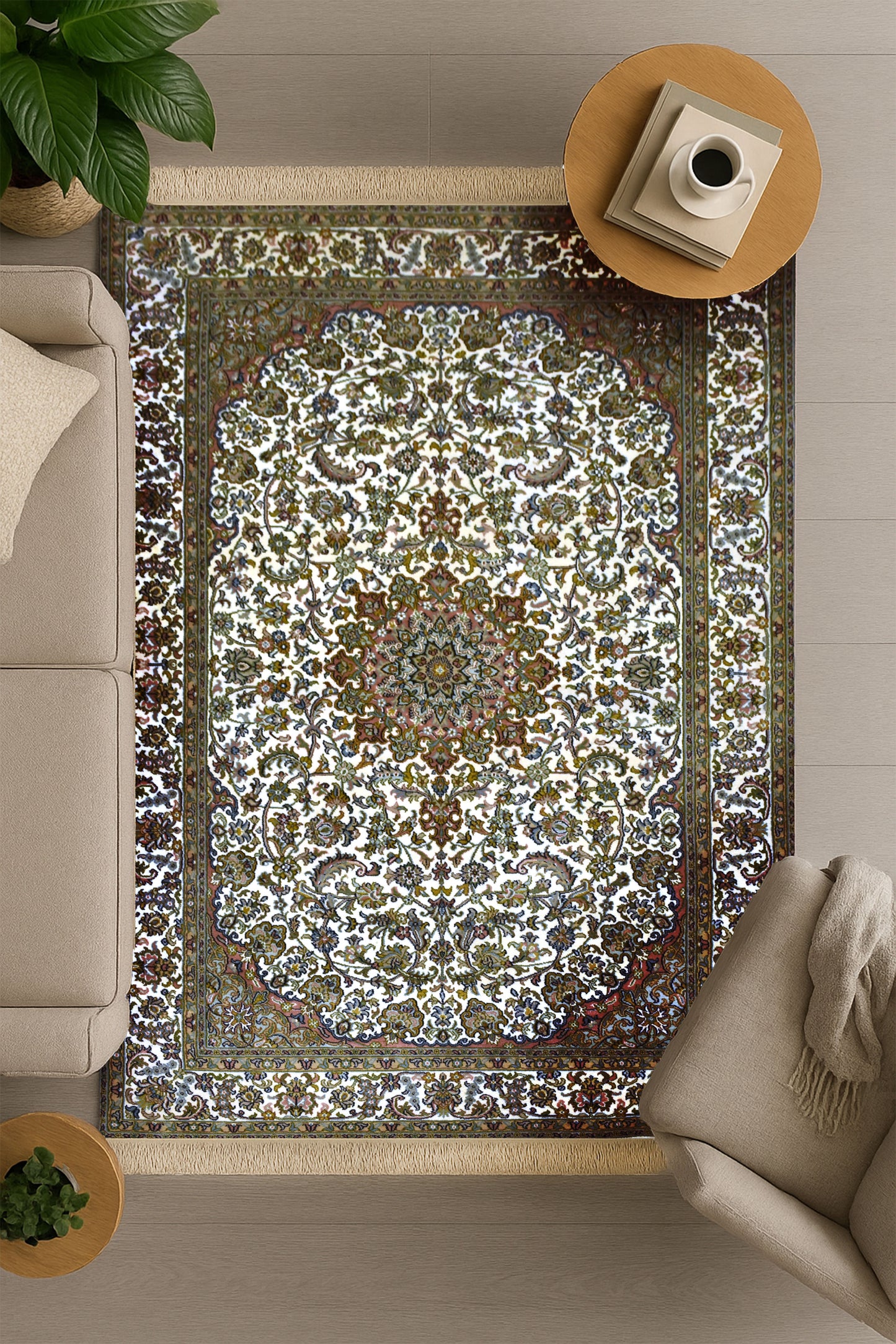 Kashan 12302 Multi 128cm x 184cm (B.No. 226)