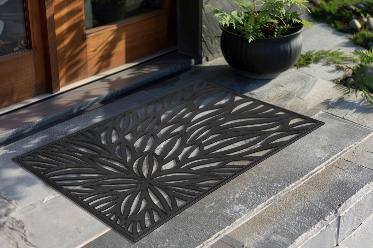 Fußmatte Urban Entry 125 Schwarz 45 x 75 cm