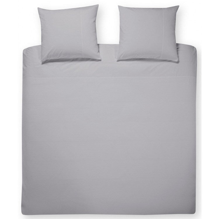 Bettwäsche Douz 125 Hellgrau 135cm x 200cm / 80cm x 80cm