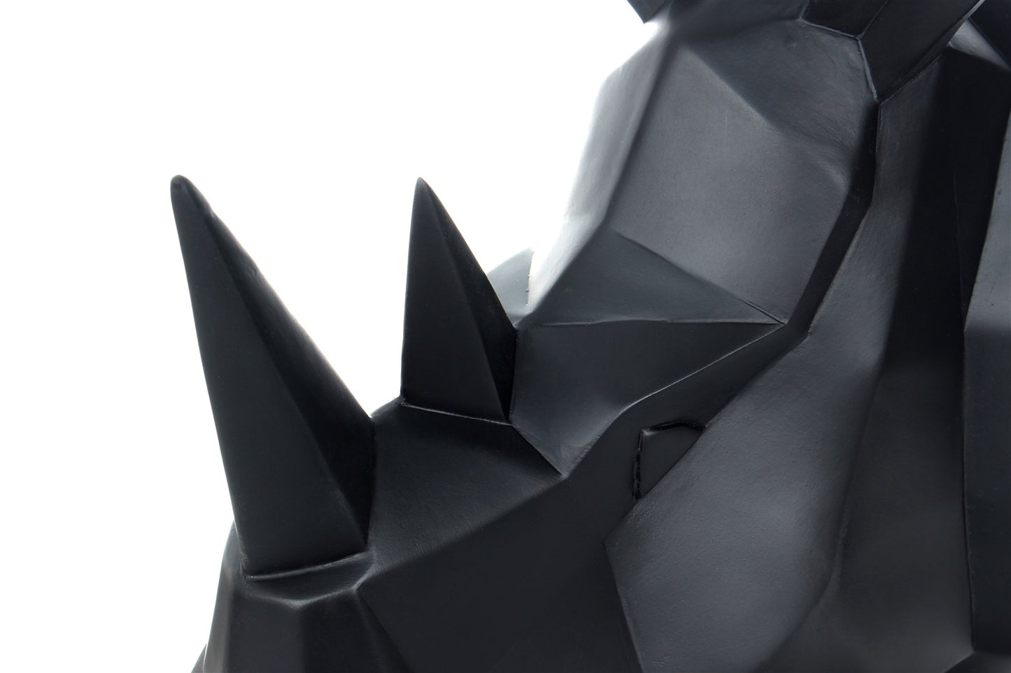 Wanddeko Rhino 110 Schwarz