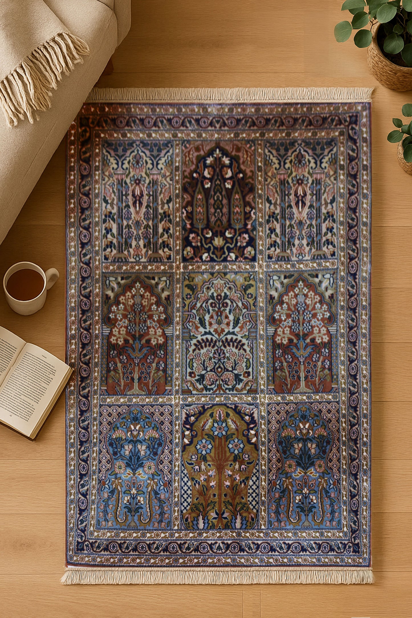Hamadan 999 Multi 92cm x 150cm (B.No. 42)