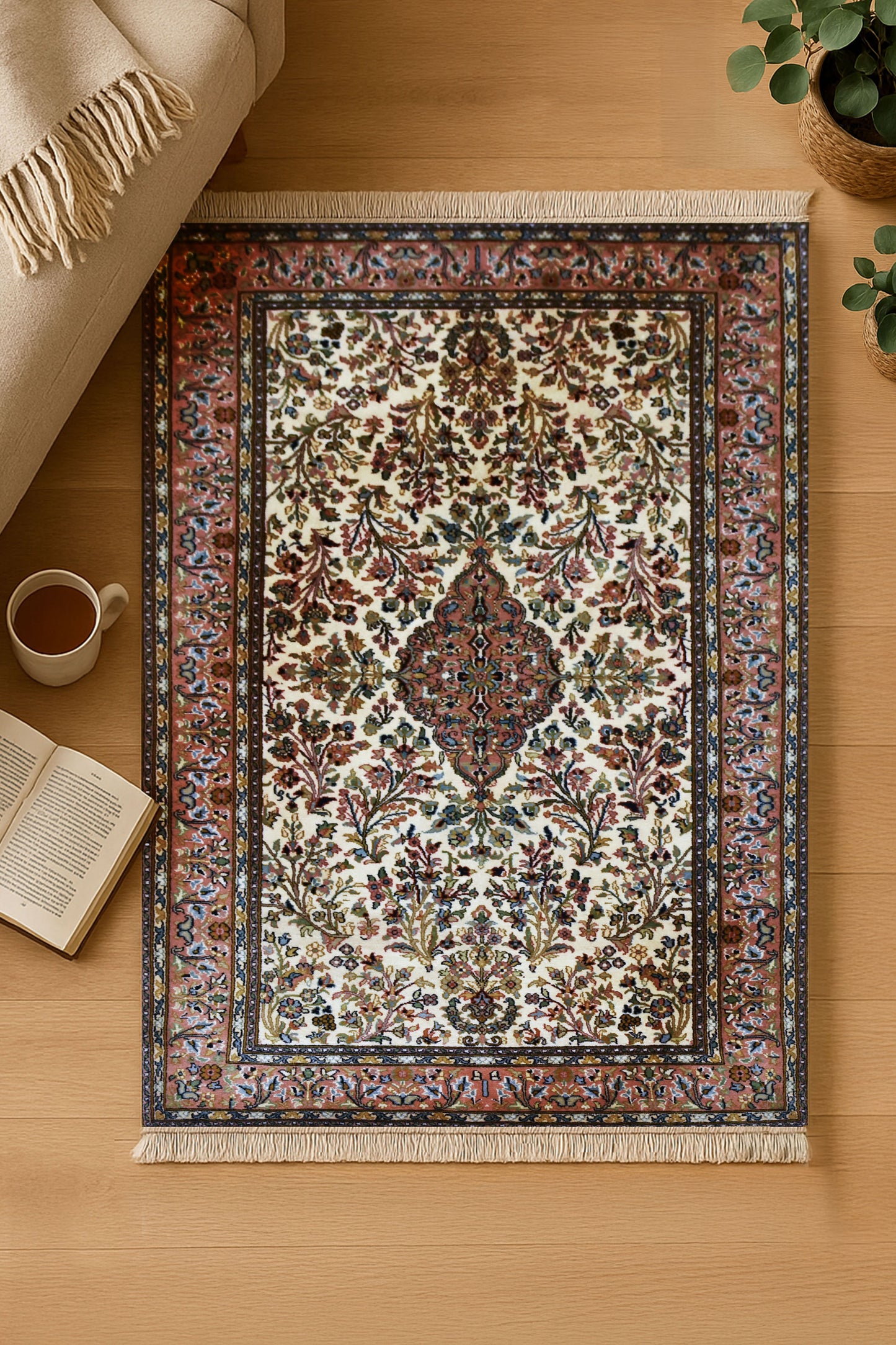 Kashan 999 Multi 90cm x 157cm (B.No. 30)