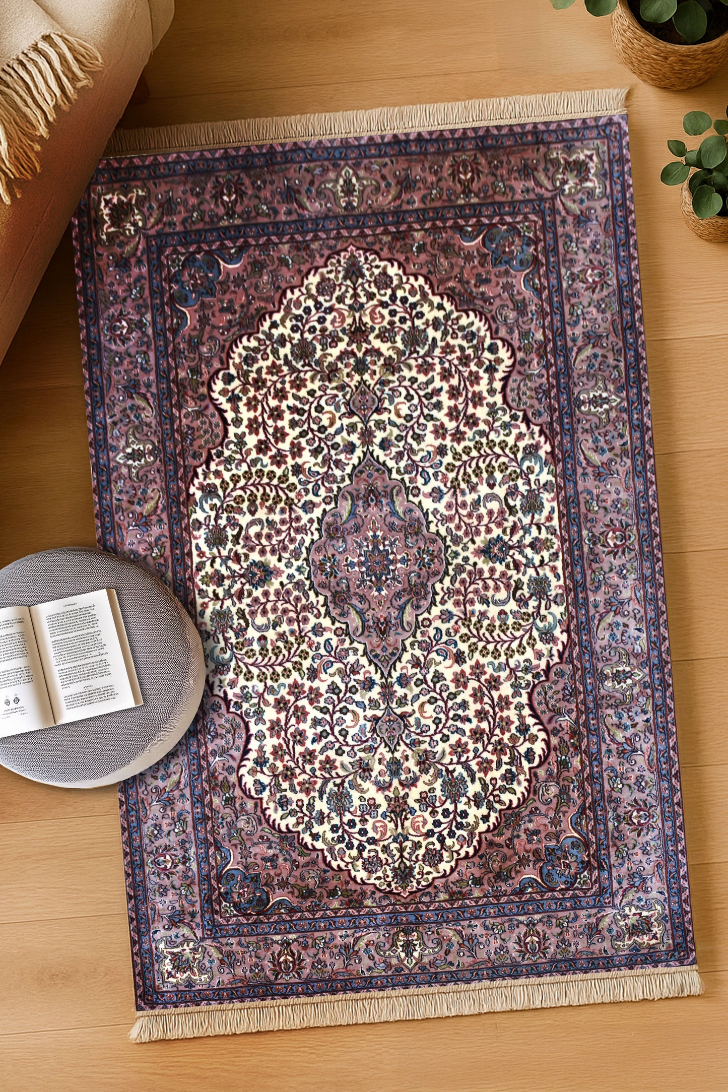 Kashan 8017 Multi 129cm x 181cm (B.No. 214)