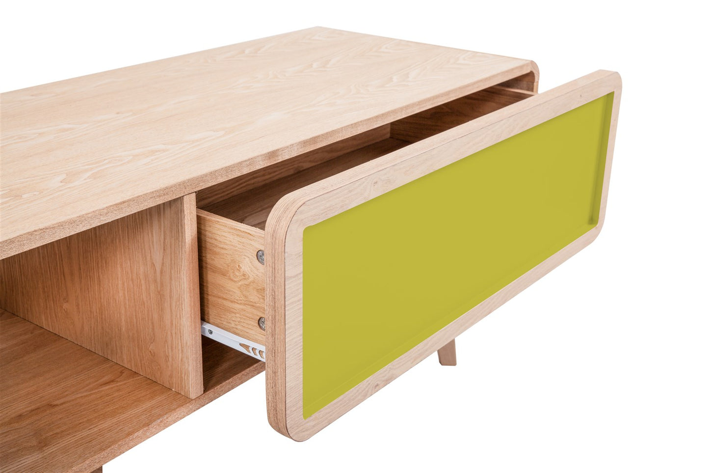 Fernsehtisch/Sideboard - TV-Tisch Addison II Esche / Grün