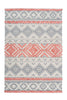Grau / Apricot / 160cm x 230cm