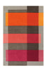 Taupe / Rot / 170cm x 240cm
