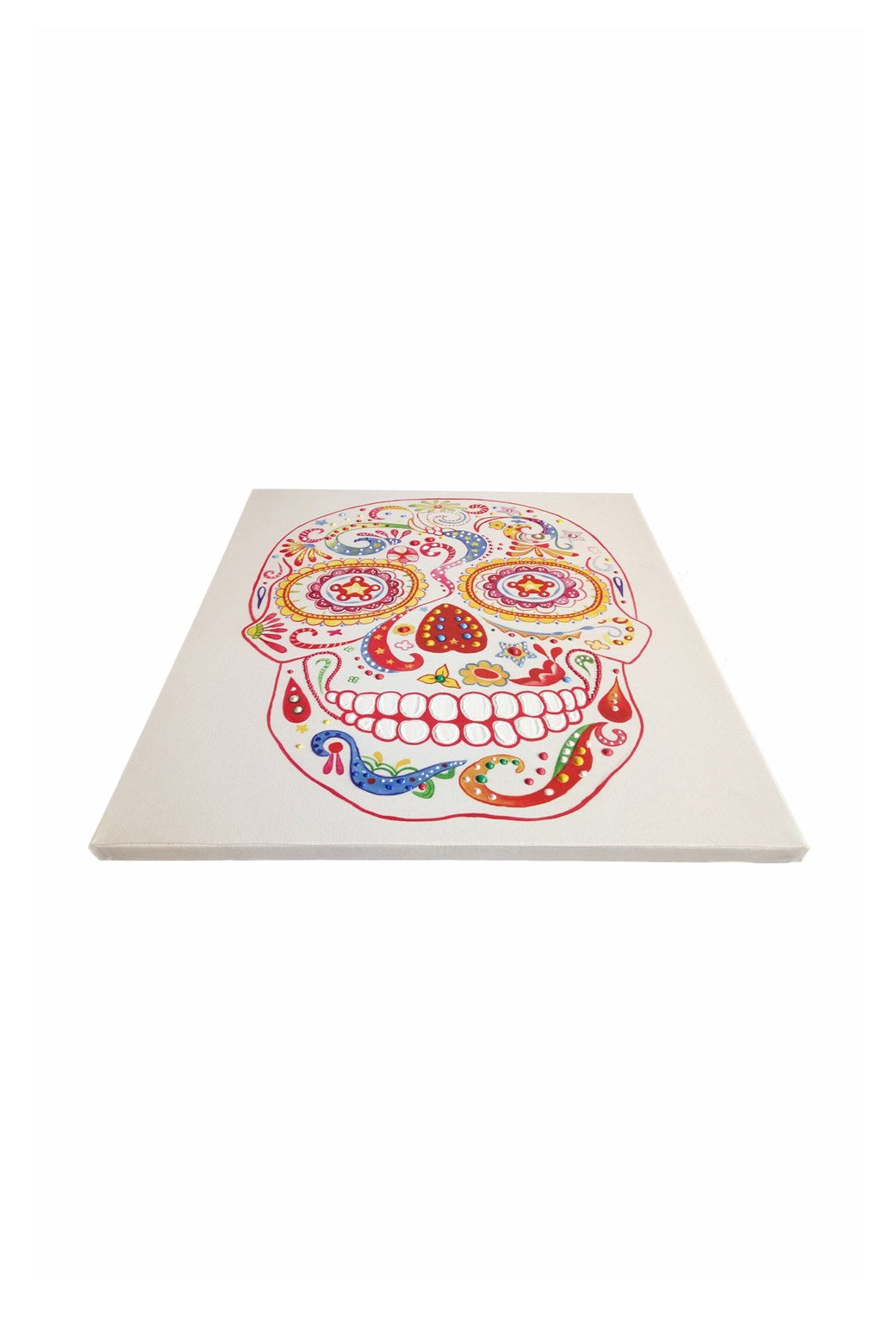 Öl-Wandbild Totenkopf 90cm x 90cm