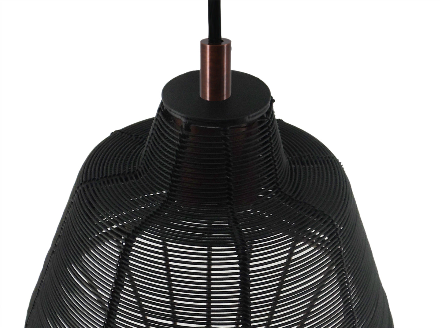 Hängelampe Libertas Small Schwarz / Kupfer