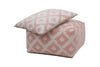Weiß / Pastellrosa / Hocker: 80cm x 80cm x 40cm / Kissen: 80cm x 80cm
