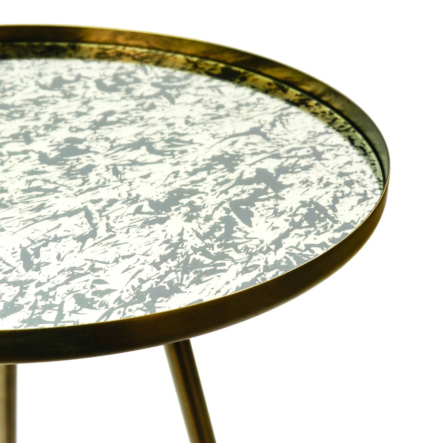 Beistelltisch Union 210 Multi / Antik Glas