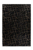 Schwarz / Gold / 120cm x 170cm