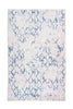 Weiß / Blau / 200cm x 290cm