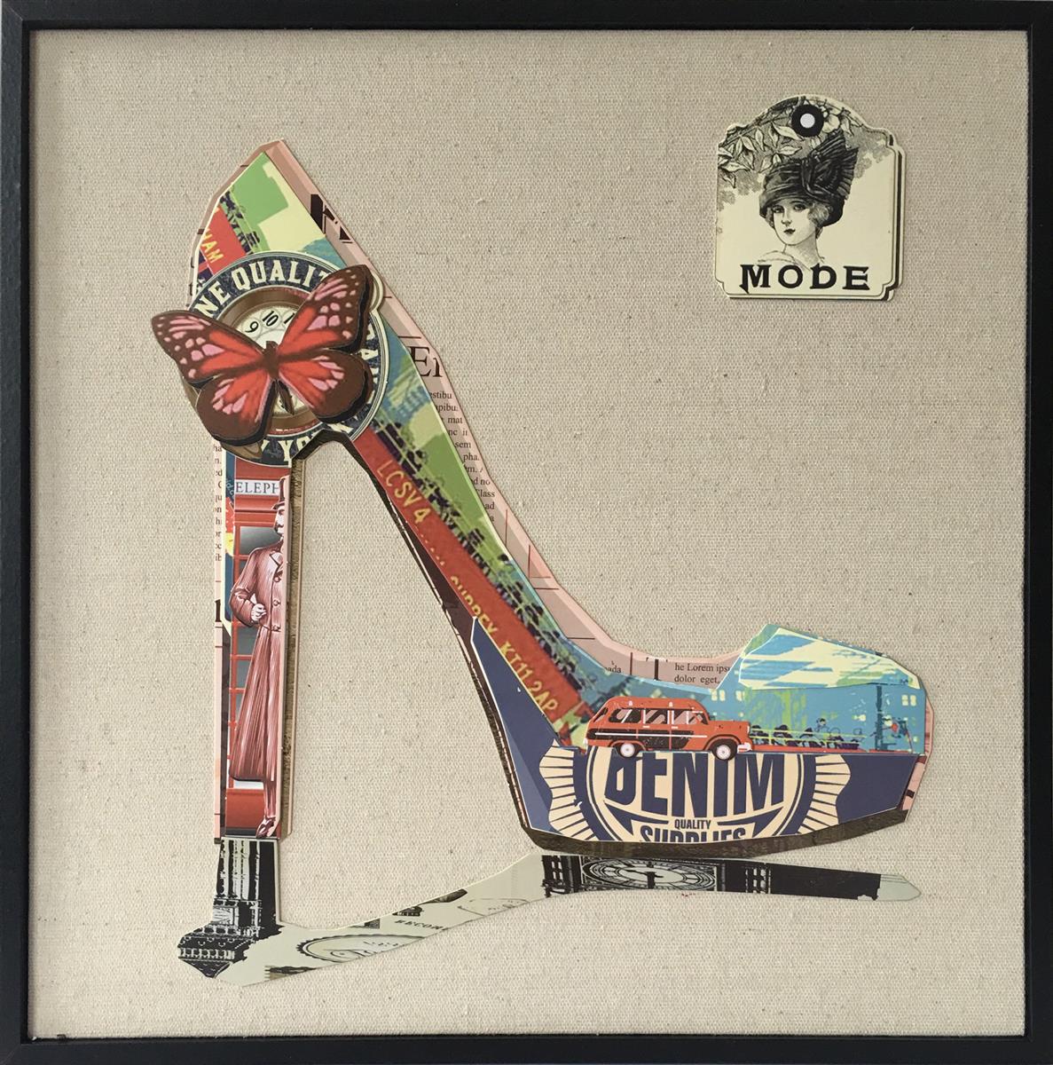 Kayoom Papier Wandbild Style I 42cm x 42cm