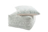 Elfenbein / Mint / Hocker: 80cm x 80cm x 40cm / Kissen: 80cm x 80cm