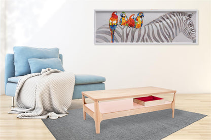 Kaffeetisch Addison III Esche / Rosa