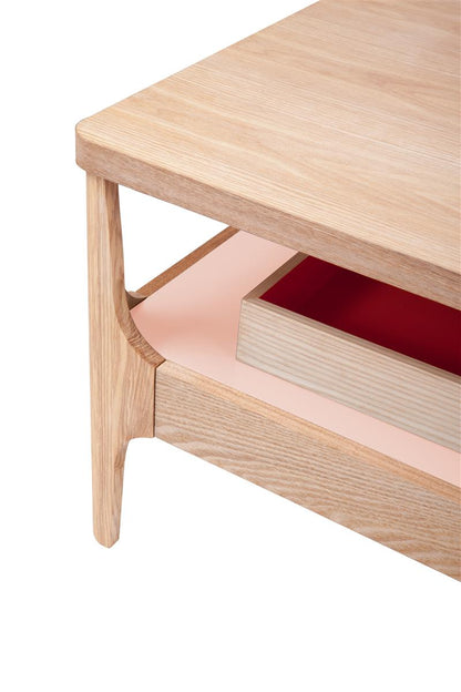Kaffeetisch Addison III Esche / Rosa