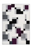 Elfenbein / Violett / 200cm x 290cm