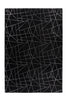 Schwarz / Silber / 120cm x 170cm
