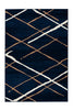 Blau / Beige / Weiß / 120cm x 170cm