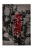 Schwarz / Rot / 120cm x 170cm