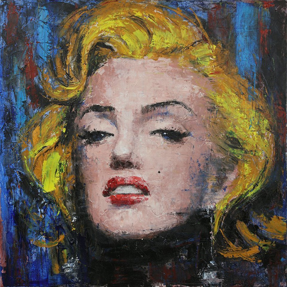 Öl-Wandbild Fame 120cm x 120cm