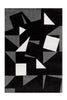 Schwarz / Weiß / Grau / 140cm x 200cm