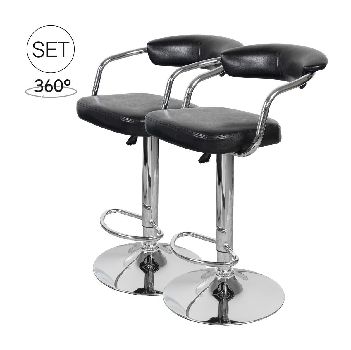 Kayoom Barstuhl Midnight 525 2er-Set