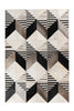 Schwarz / Multi / 120cm x 170cm