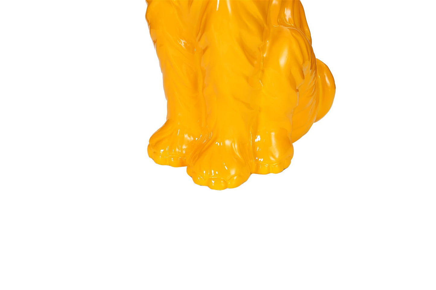 Terrier - Dekofigur  - Skulptur Terrier I 120 Gelb