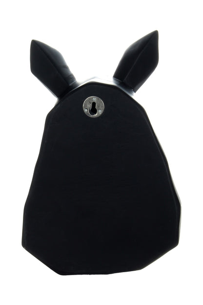 Wanddeko Rhino 110 Schwarz