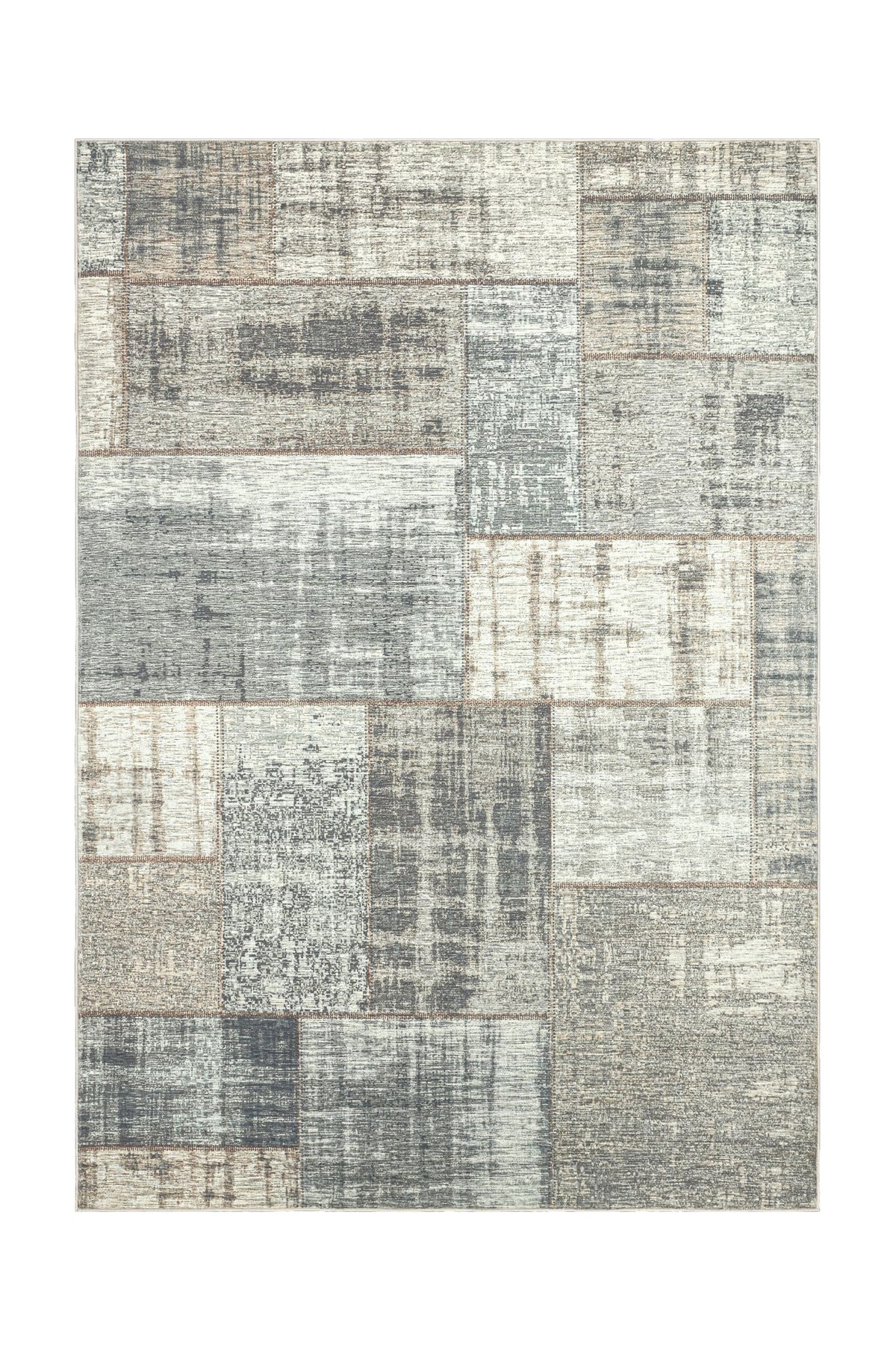 Visionary 131 Taupe - Eleganter Kurzflor-Teppich in Taupe