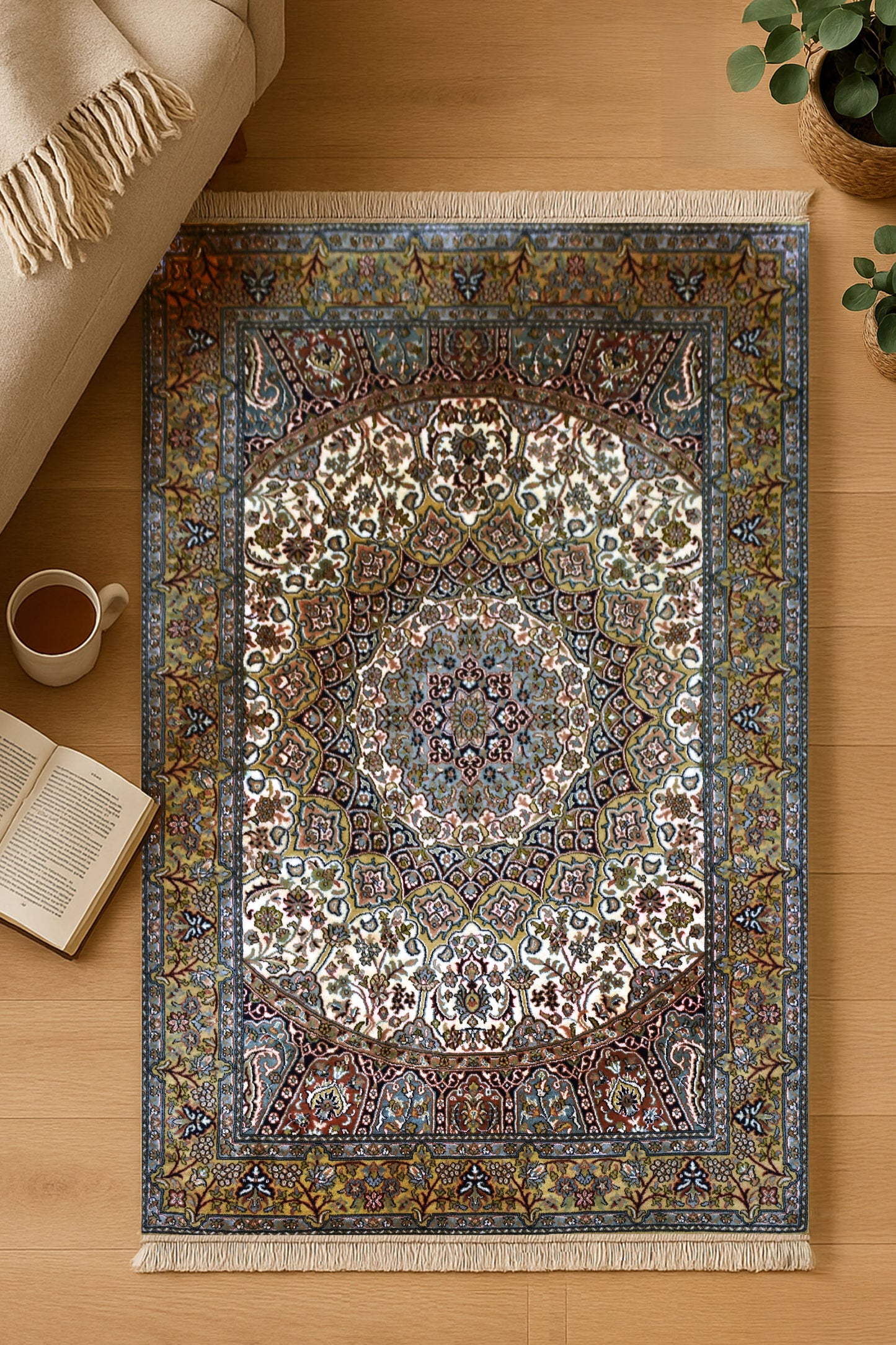 Gumakh 12026 Multi 130cm x 190cm (B.No. 120)