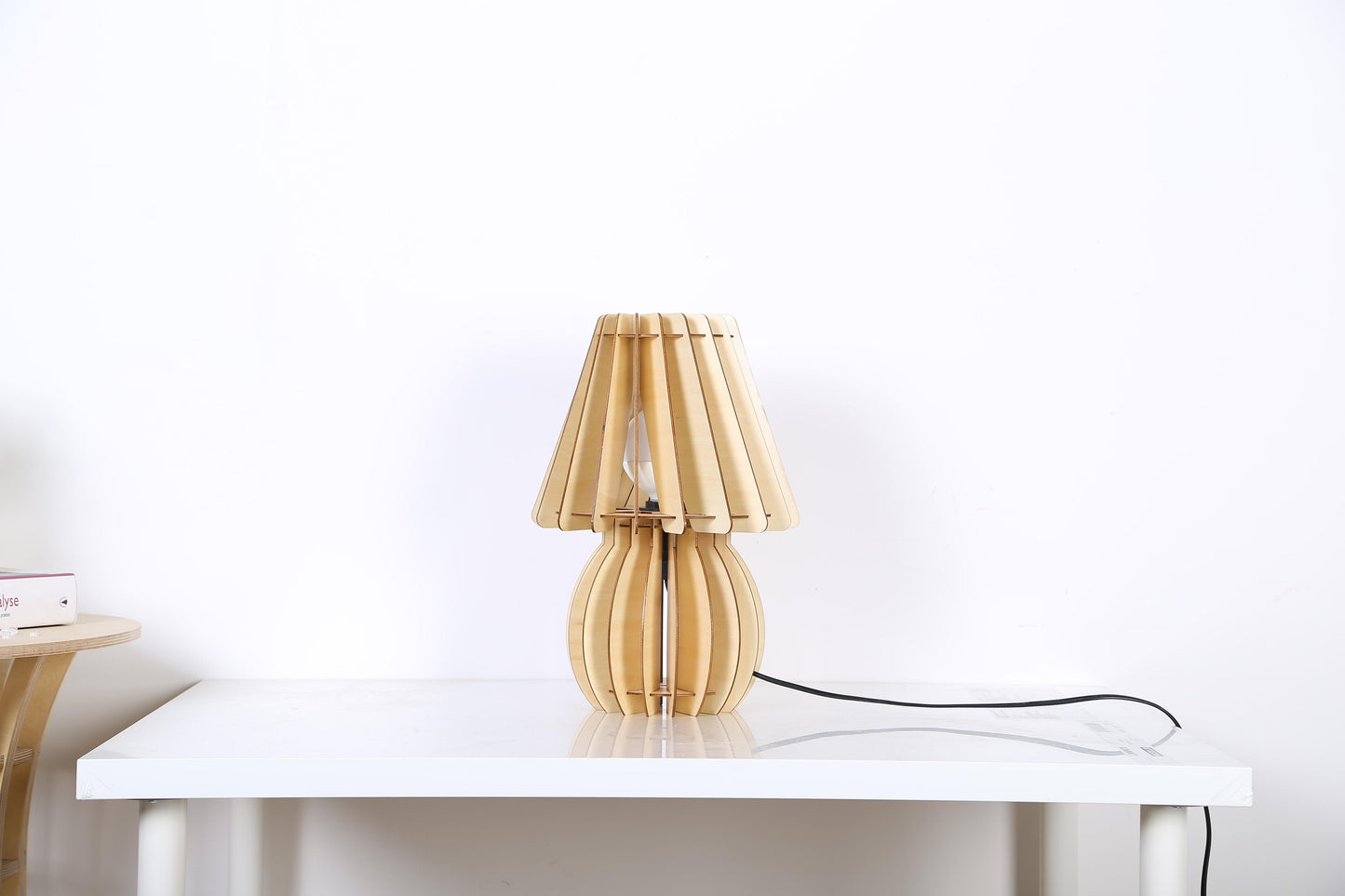 Tischlampe Gino Holz